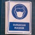 Gunakan Masker Stiker Sign & Safety K3