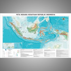 Peta Wilayah NKRI A0 - Albatros Paper