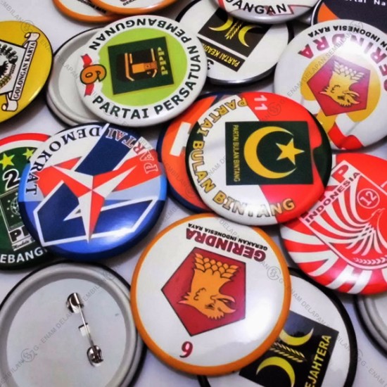 Pin Peniti (Bros) Ukuran 58 mm Glossy 