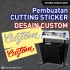 Cutting Stiker Gambar Custom