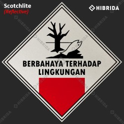 Label Limbah B3 - Berbahaya Terhadap Lingkungan (Schotchlite)
