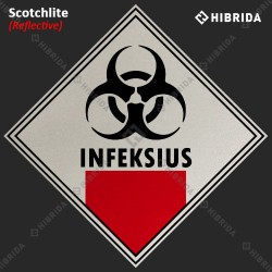 Label Limbah B3 - Infeksius (Schotchlite)