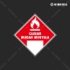 Label Limbah B3 - Cairan Mudah Menyala (Reguler)