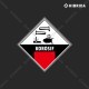 Label Limbah B3 - Korosif (Reguler)