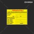 Label Limbah B3 - Identitas Limbah (UV Print)