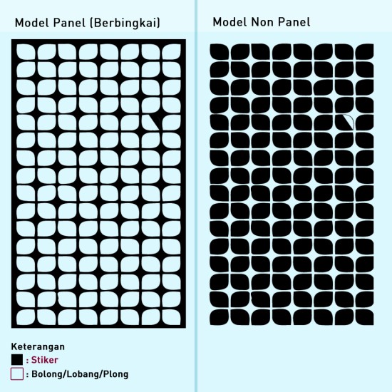 Cutting Stiker Motif Pola Rileks Cutting Stiker Motif Pola Rileks