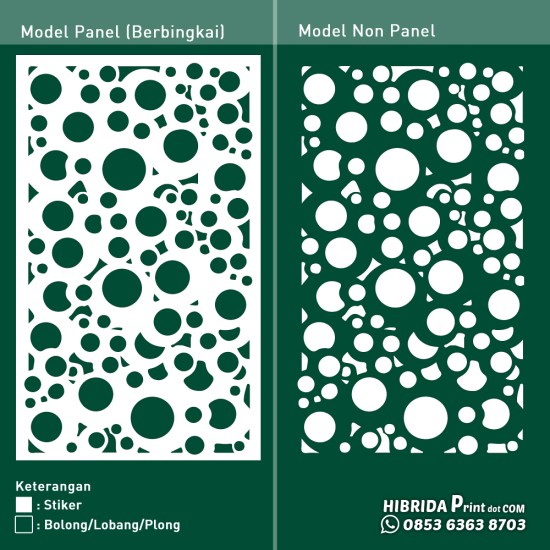 Cutting Stiker Motif Gelembung Cairan Cutting Stiker Motif Gelembung Cairan