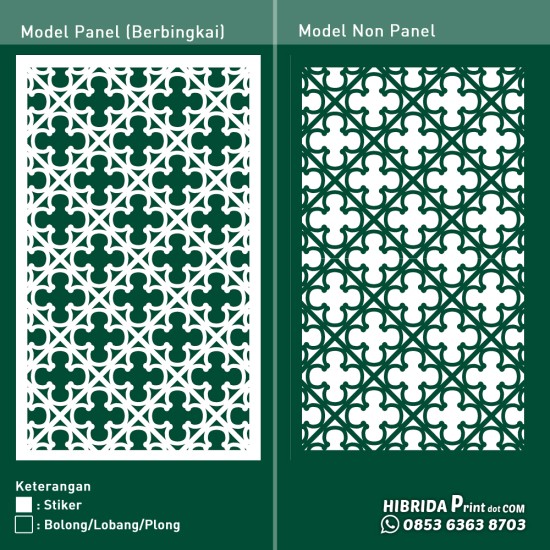 Cutting Stiker Motif Teralis Medival Cutting Stiker Motif Teralis Medival