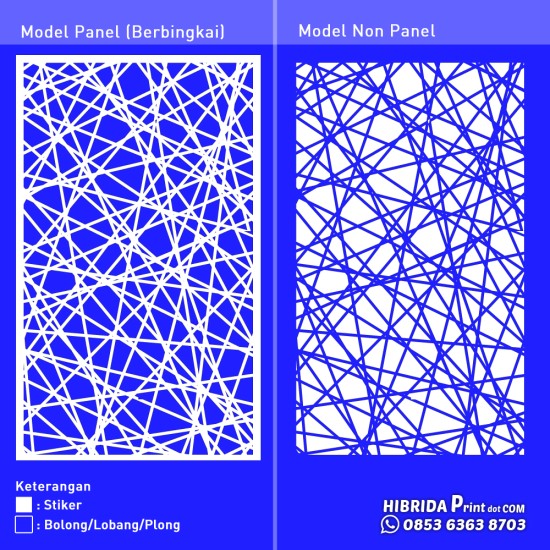 Cutting Stiker Motif Pola Twine Cutting Stiker Motif Pola Twine