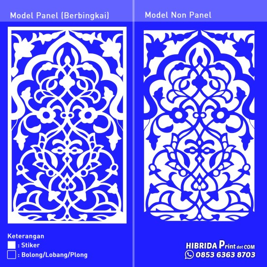 Cutting Stiker Motif Pola Intricate Cutting Stiker Motif Pola Intricate