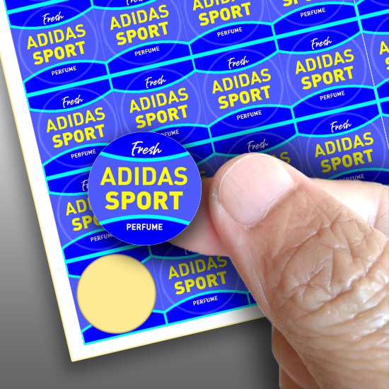 Stiker Parfume Adidas Sport Stiker Parfume Adidas Sport