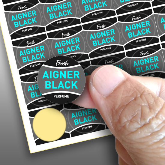 Stiker Parfume Aigner Black Stiker Parfume Aigner Black