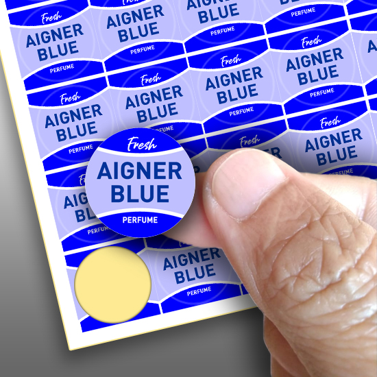 Stiker Parfume Aigner Blue Stiker Parfume Aigner Blue
