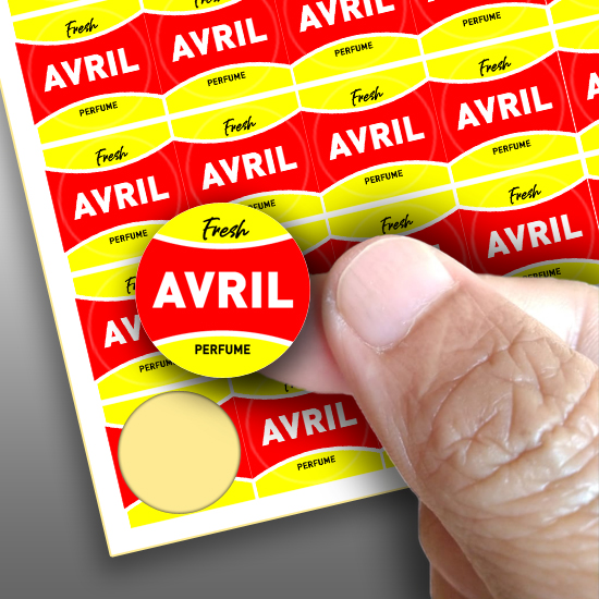 Stiker Parfume Avril Stiker Parfume Avril