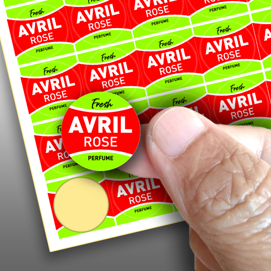 Stiker Parfume Avril Rose Stiker Parfume Avril Rose
