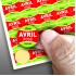 Stiker Parfume Avril Rose