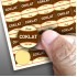 Stiker Parfume Coklat