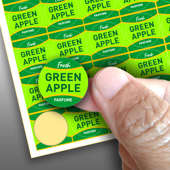 Stiker Parfume Green Apple Stiker Parfume Green Apple