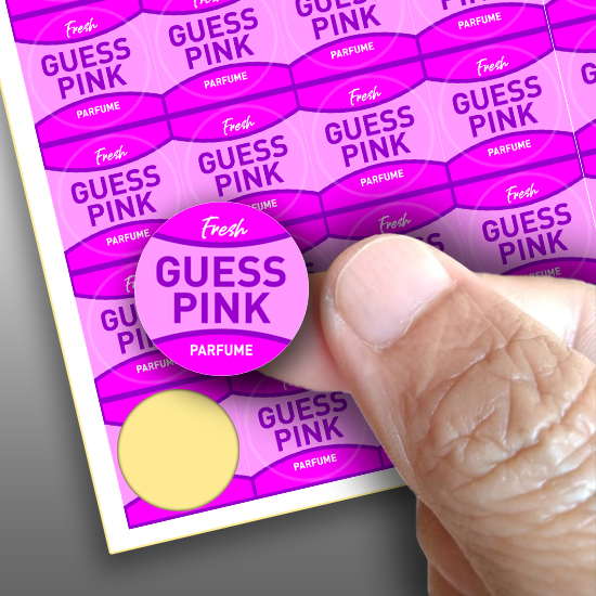 Stiker Parfume Guess Pink Stiker Parfume Guess Pink