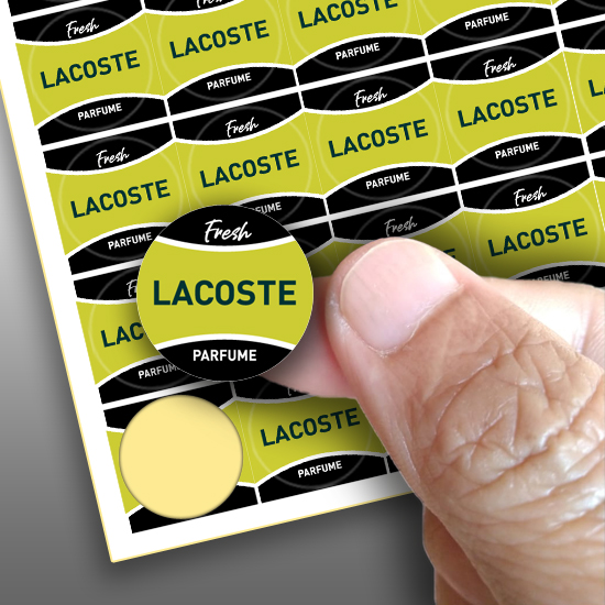 Stiker Parfume Lacoste Stiker Parfume Lacoste