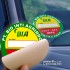 Stiker Pass Mobil - 10 cm Bulat