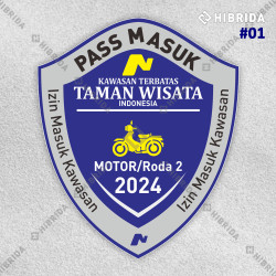 Stiker Pass Masuk Motor Stiker Pass Masuk Motor