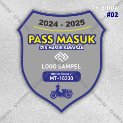 Stiker Pass Masuk Motor Stiker Pass Masuk Motor