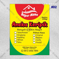 Label Aneka Keripik