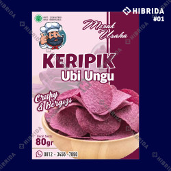 Label Keripik Ubi Ungu