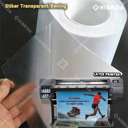 Stiker Transparan Ritrama - Latex
