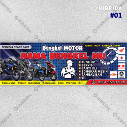 Spanduk Bengkel Motor Spanduk Bengkel Motor