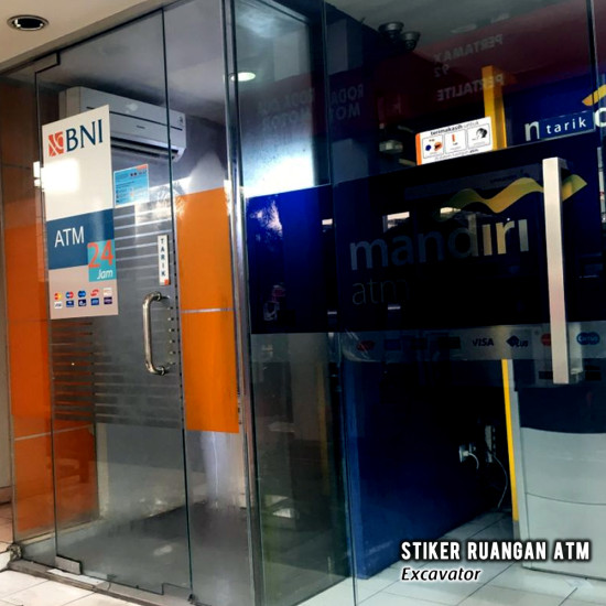 Stiker Ruangan ATM