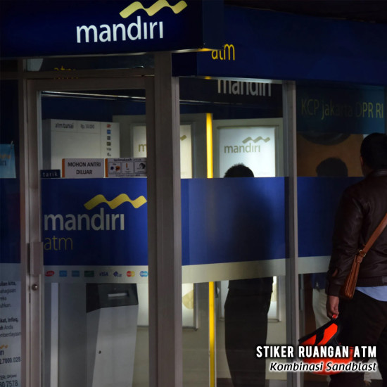 Stiker Ruangan ATM