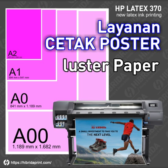 Poster Luster Paper - Print Latex HP