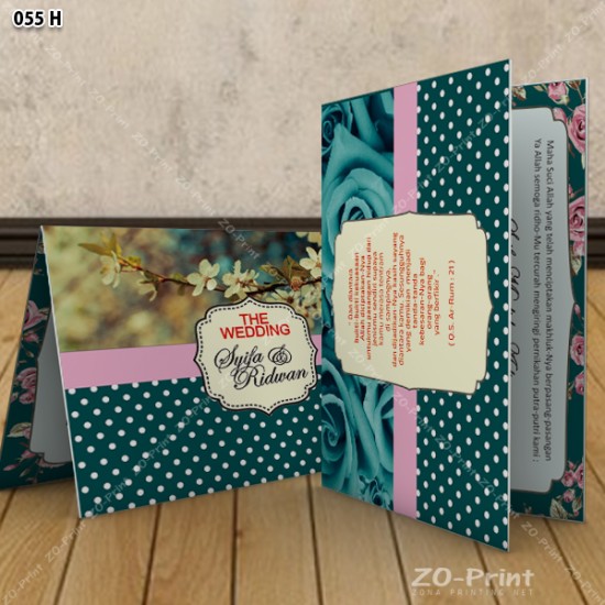 Template Undangan V-055 