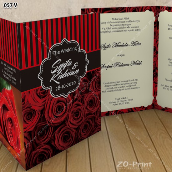 Template Undangan V-057 