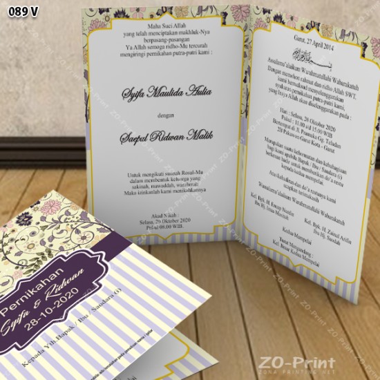 Template Undangan V-089 