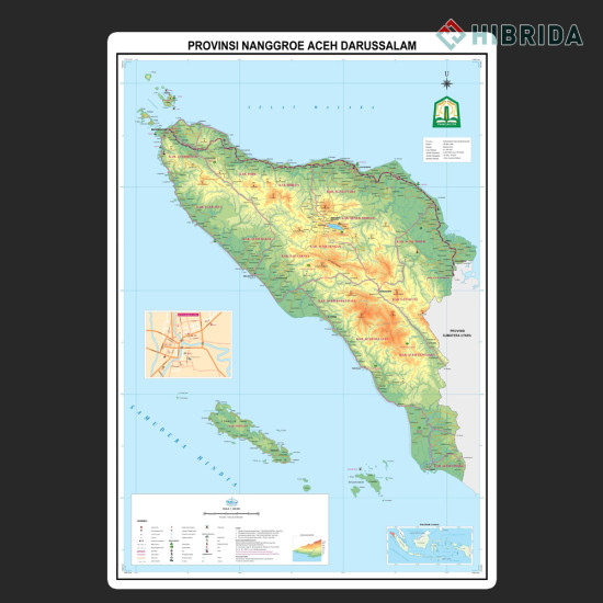Peta Nanggroe Aceh Darussalam