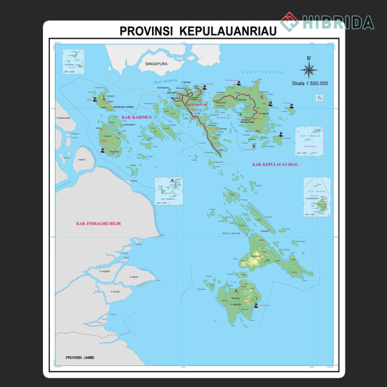 Peta Kepulauan Riau