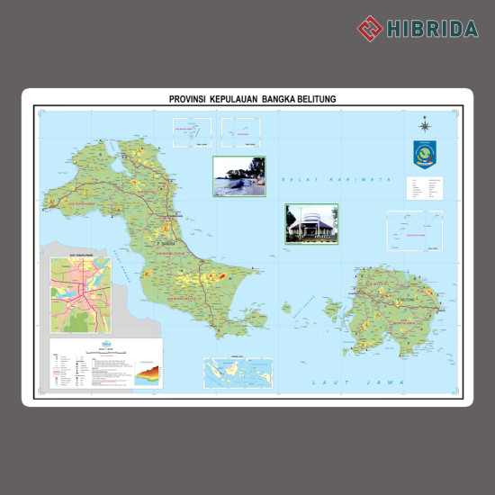 Peta Bangka Belitung