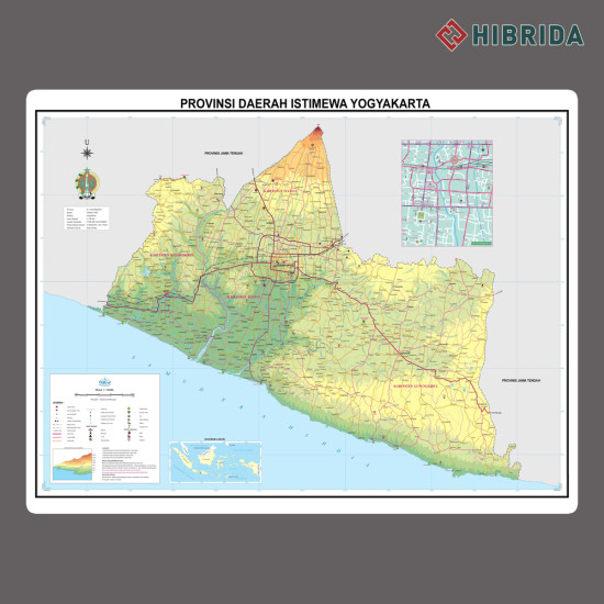 Peta Daerah Istimewa Yogyakarta
