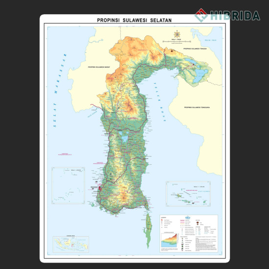 Peta Sulawesi Selatan