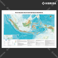 Peta Wilayah NKRI A0 - Albatros Paper