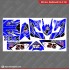 Design Decal KLX 150 Spyderbilt Biru 25