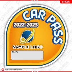 Stiker Car Pass Mobil 001