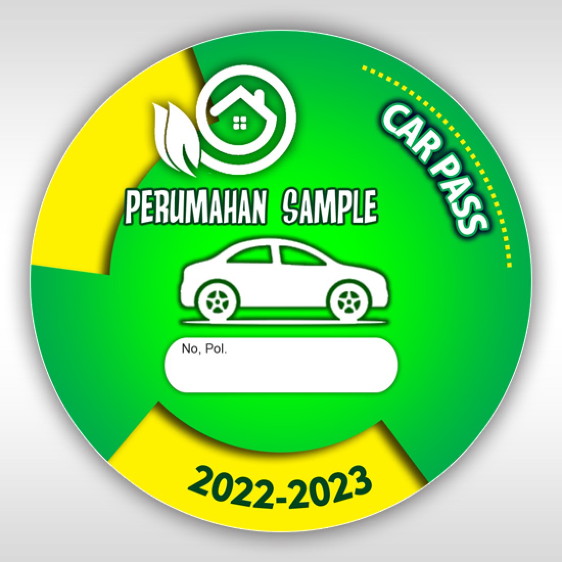 Stiker Car Pass Mobil 002| Layanan Design dan Jasa Cetak Hibrida Print
