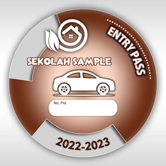 Stiker Entry Pass Mobil 002