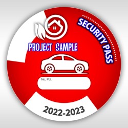 Stiker Security Pass Mobil 002