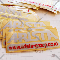 Cutting Stiker Logo Dealer Mobil
