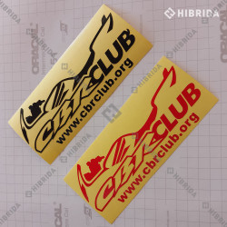 Cutting Stiker Logo Club Motor